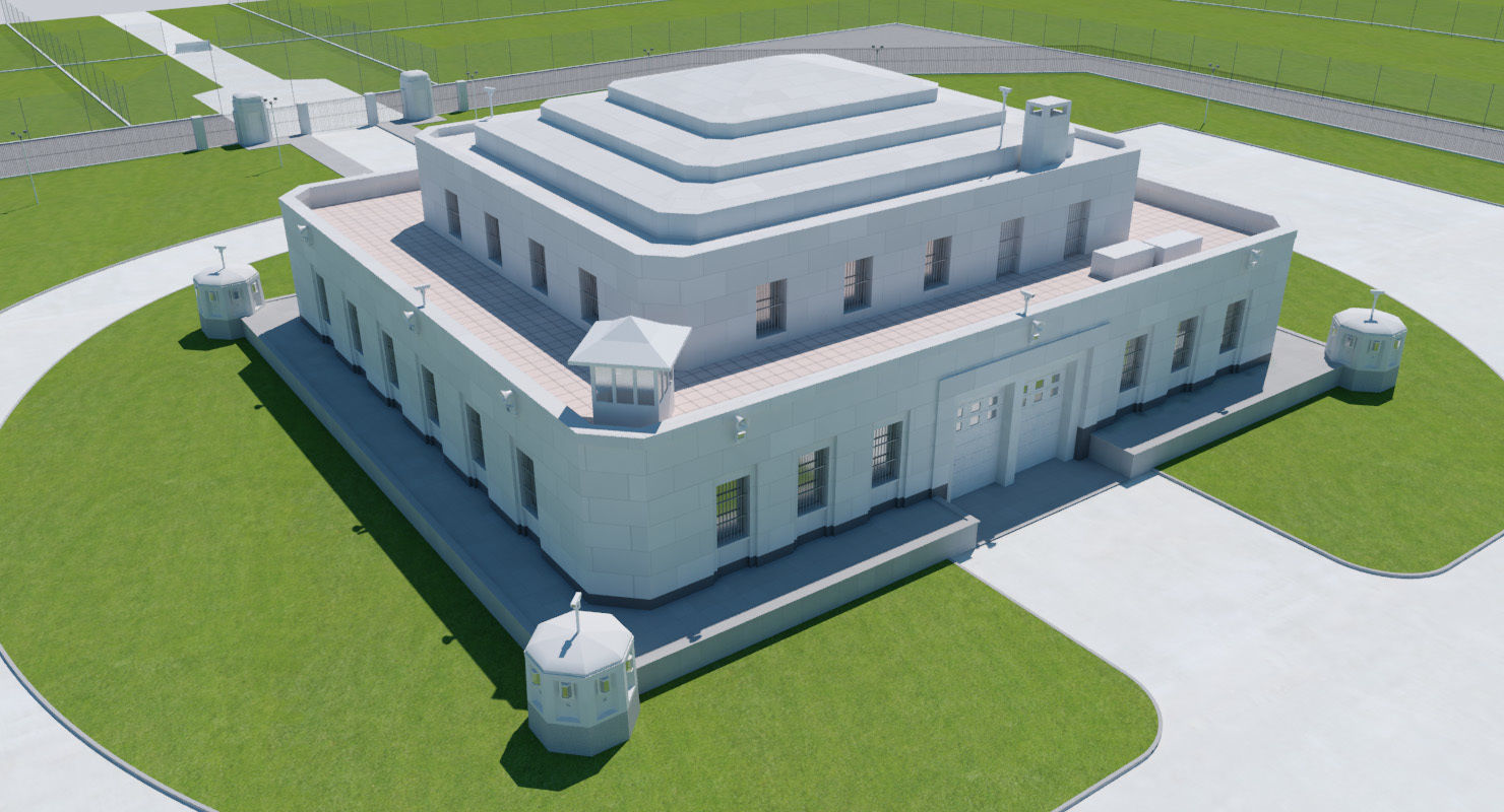 Fort Knox Bullion Depository 3D model_13