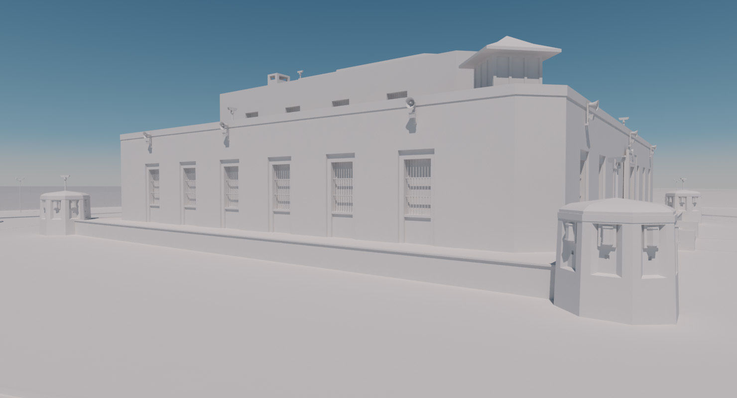 Fort Knox Bullion Depository 3D model_29