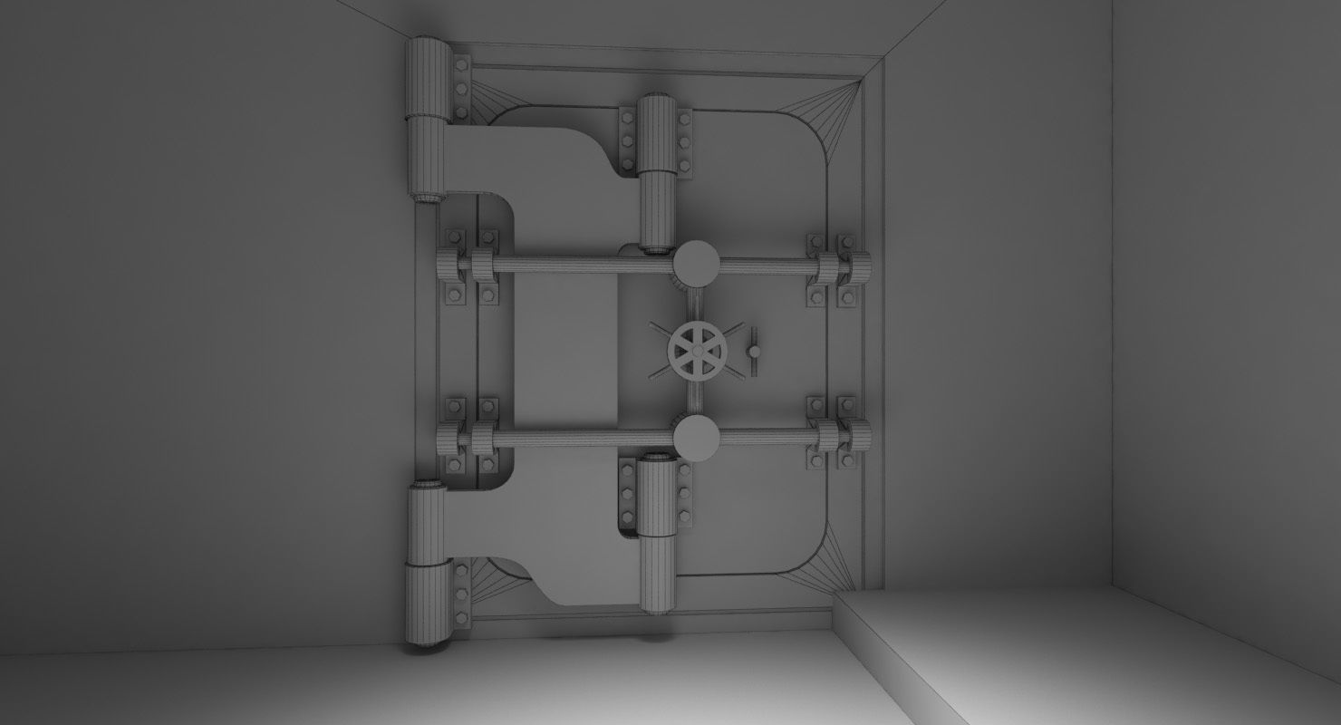 Fort Knox Bullion Depository 3D model_21