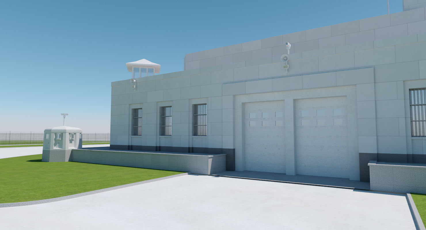 Fort Knox Bullion Depository 3D model_12