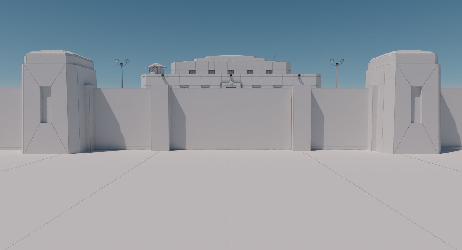 Fort Knox Bullion Depository 3D model_26