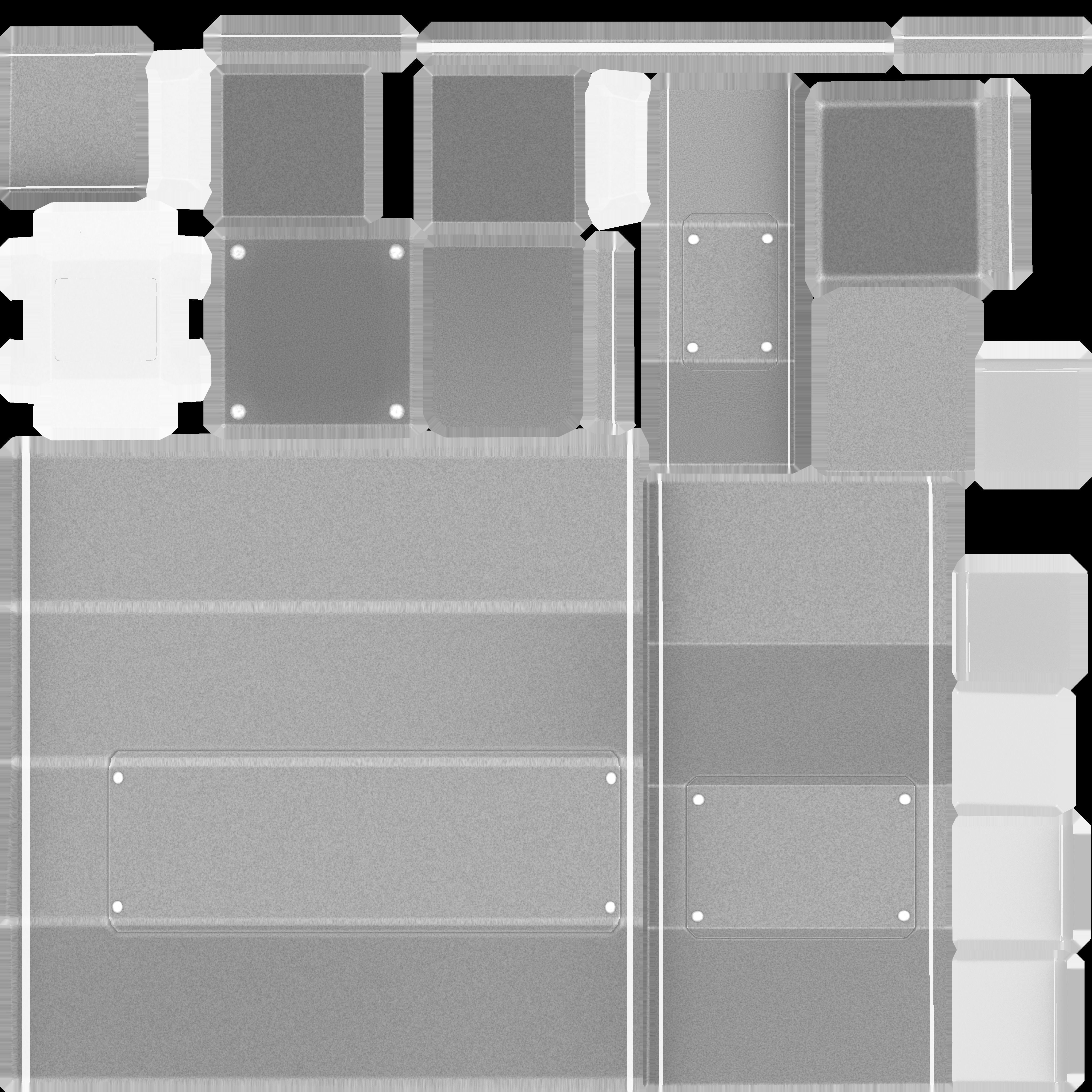 Street Light 8 Bollard 350mm Futuristic Blue Version 3 Low-poly 3D model_101