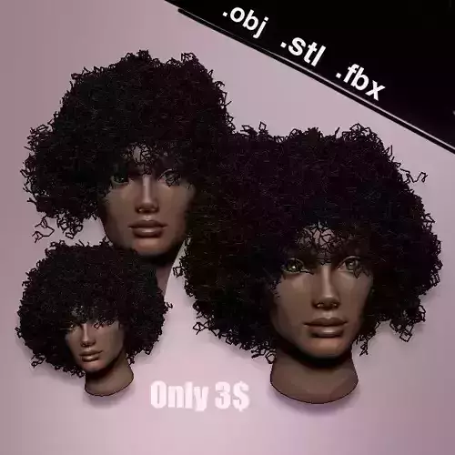 Realistic female head