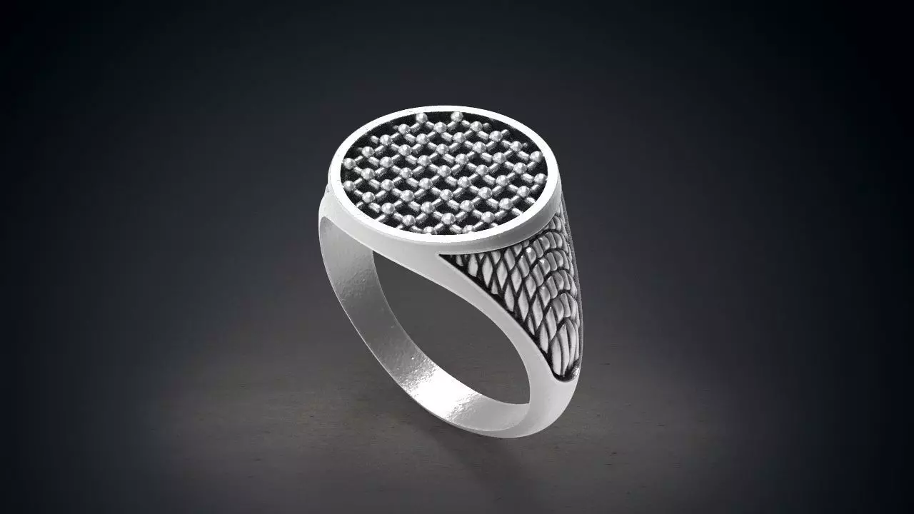 Man ring special model 3D print model