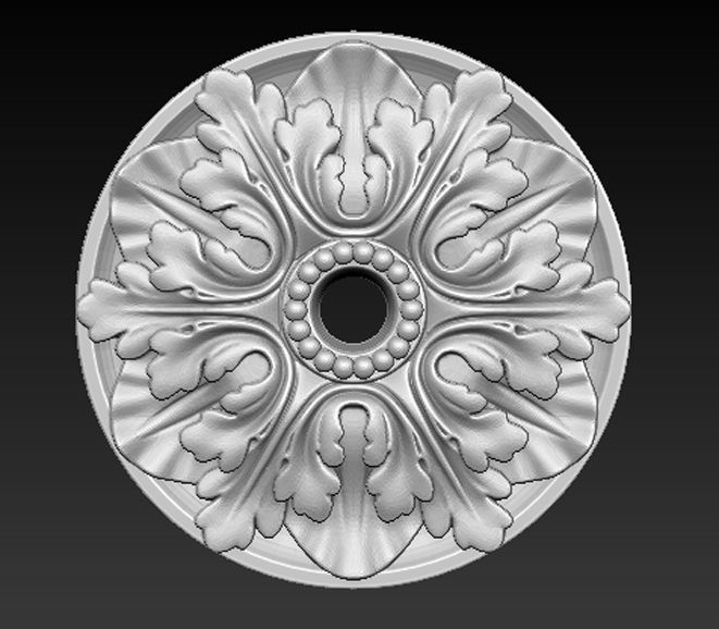Ceiling Relief 7  3D model 3D model_1