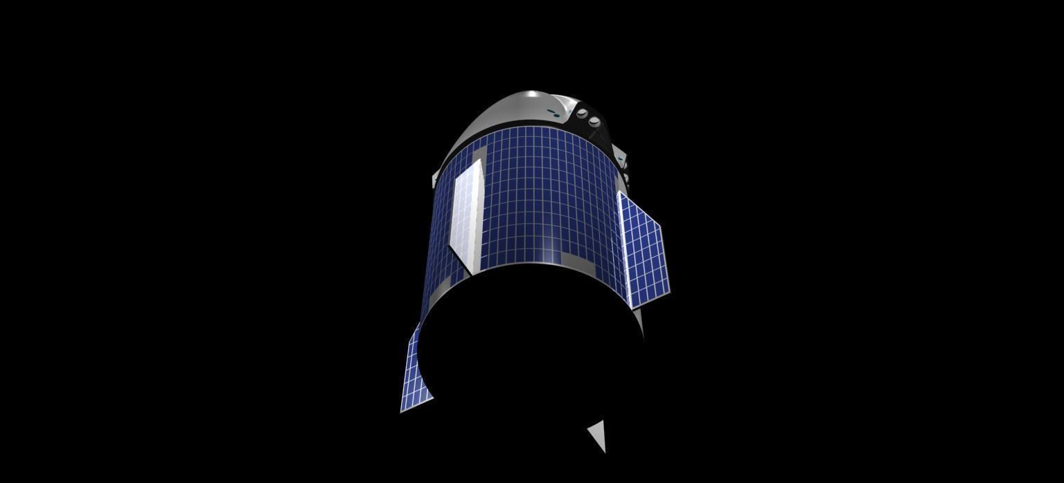 DRAGON V2 SPACE CAPSULE  ANIMATED 3D model_33