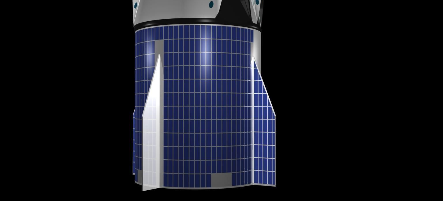 DRAGON V2 SPACE CAPSULE  ANIMATED 3D model_32