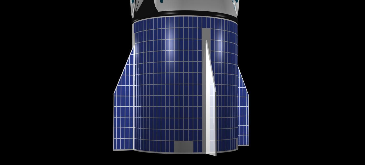 DRAGON V2 SPACE CAPSULE  ANIMATED 3D model_31