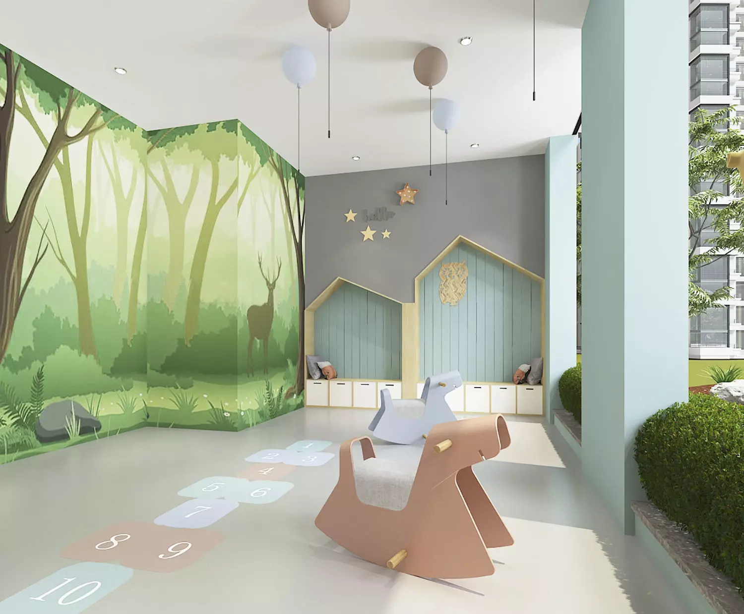 Children play area 3D model_0