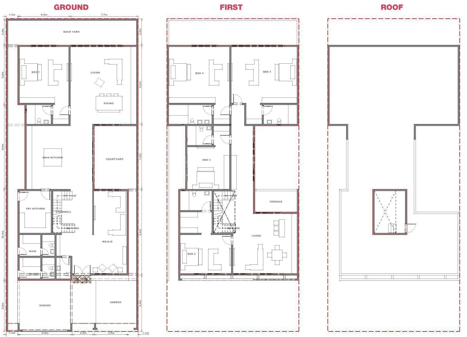 Urban House Concept 3D model_6