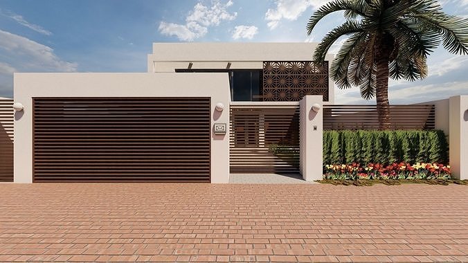 Urban House Concept 3D model