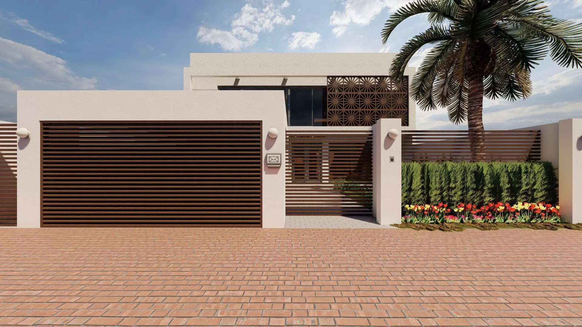 Urban House Concept 3D model_0