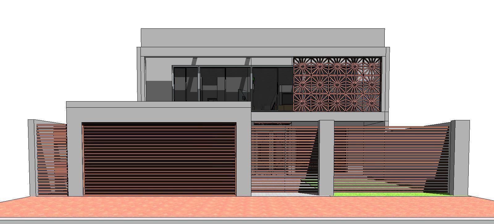 Urban House Concept 3D model_3