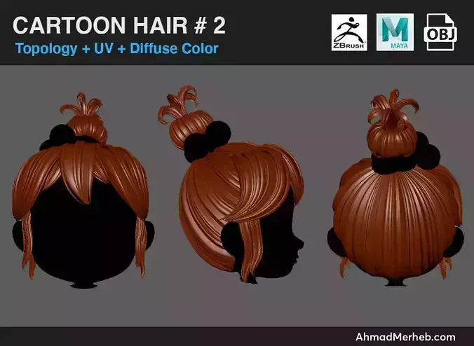 Cartoon Hair 2