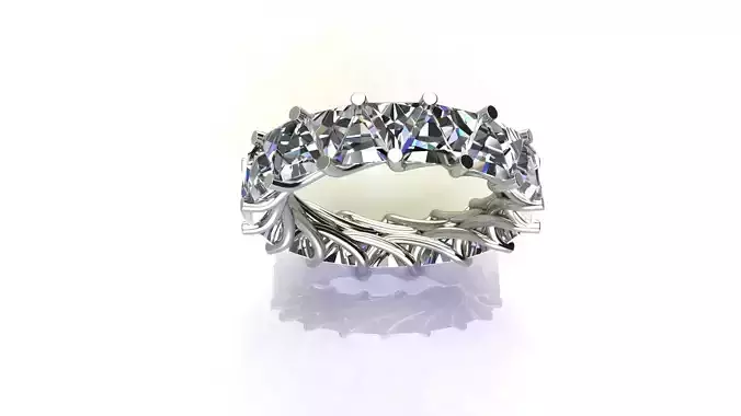 Ring-1 The luxury female ring with gem wedding