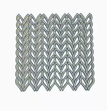 Stockinette Stitch Marker 3D print model
