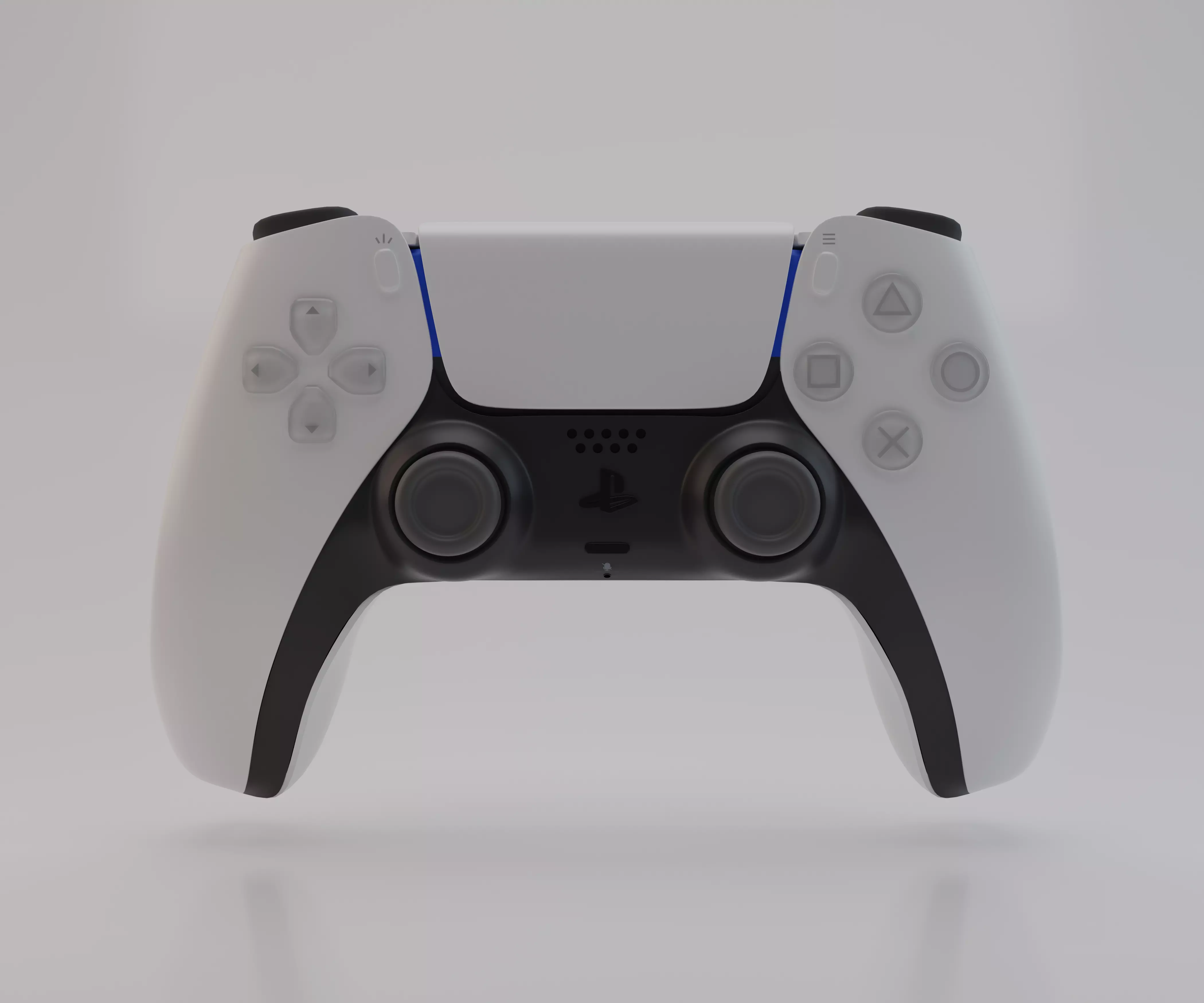 3D PS5 Controller DualSense model 3D model_0