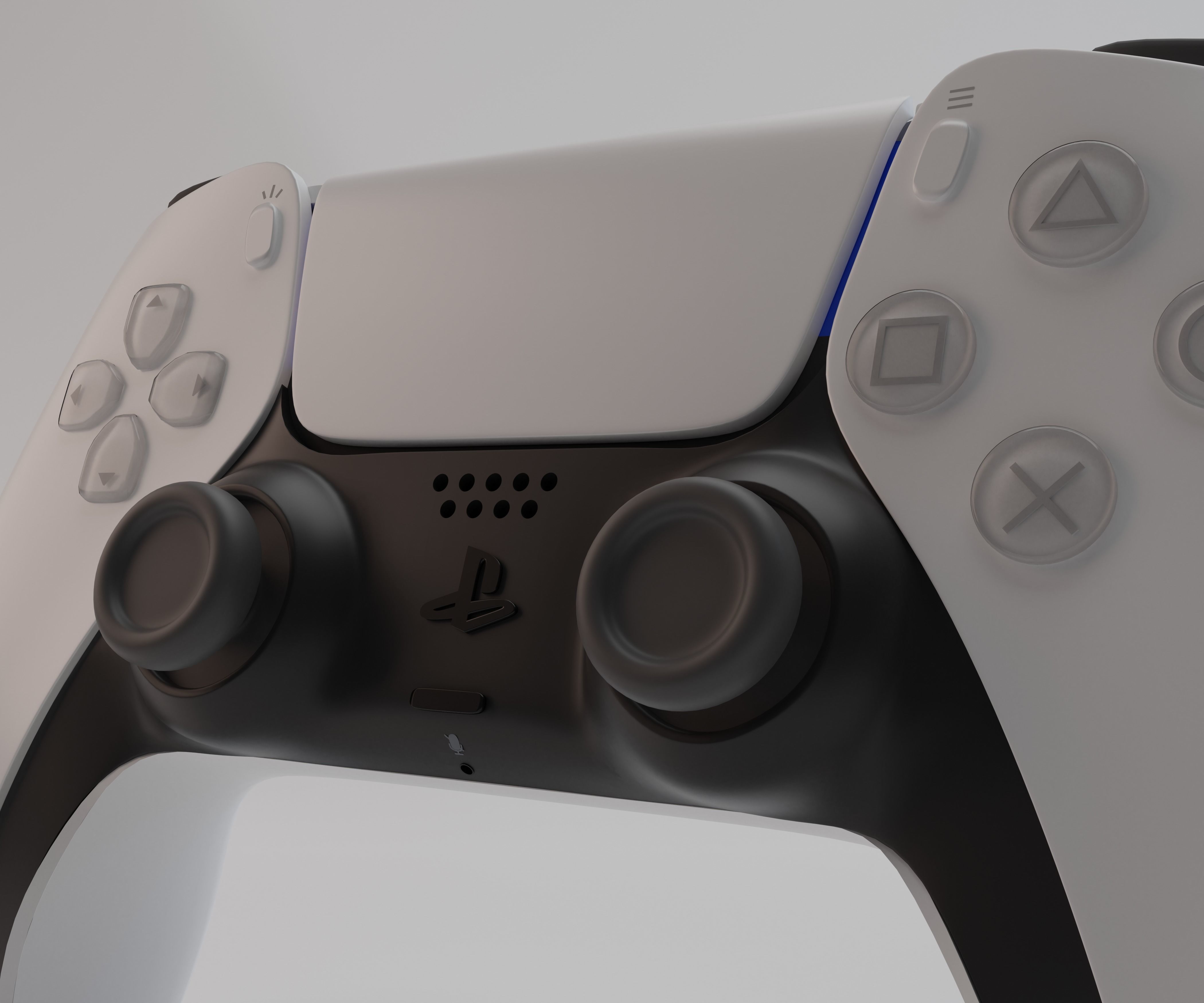 3D PS5 Controller DualSense model 3D model_2