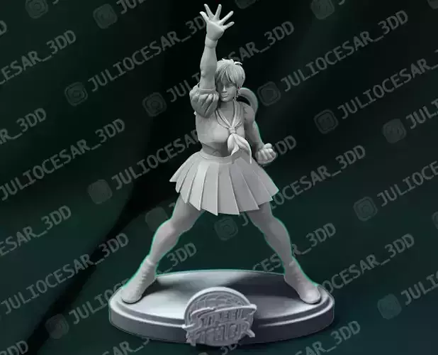 Street fighter - Sakura Kasugano 3D print model