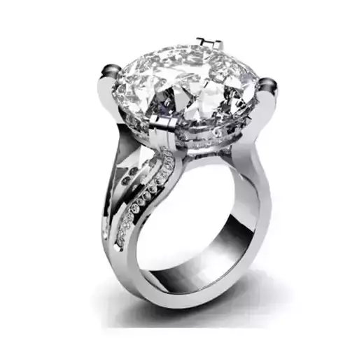 Beatiful Diamond round Engagement ring Solitaire  Anello ca04