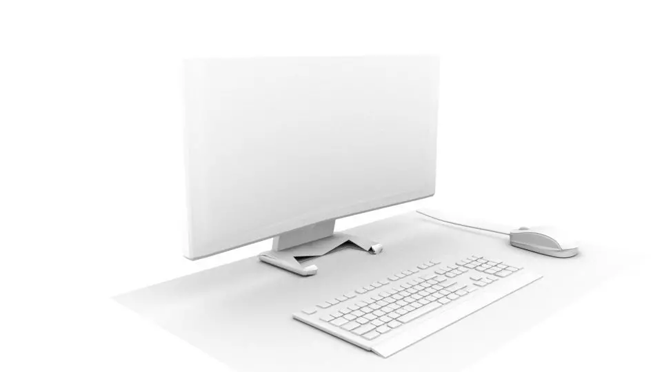 PC Type Mac Free 3D model
