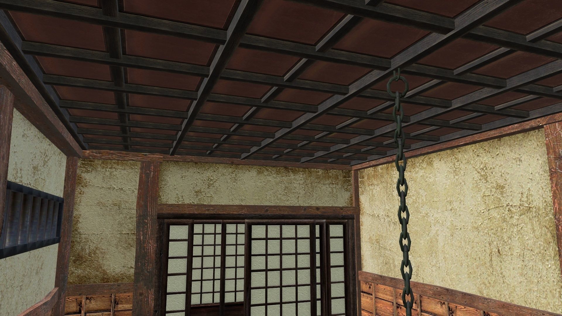 Traditional japanese house Low-poly 3D model_7