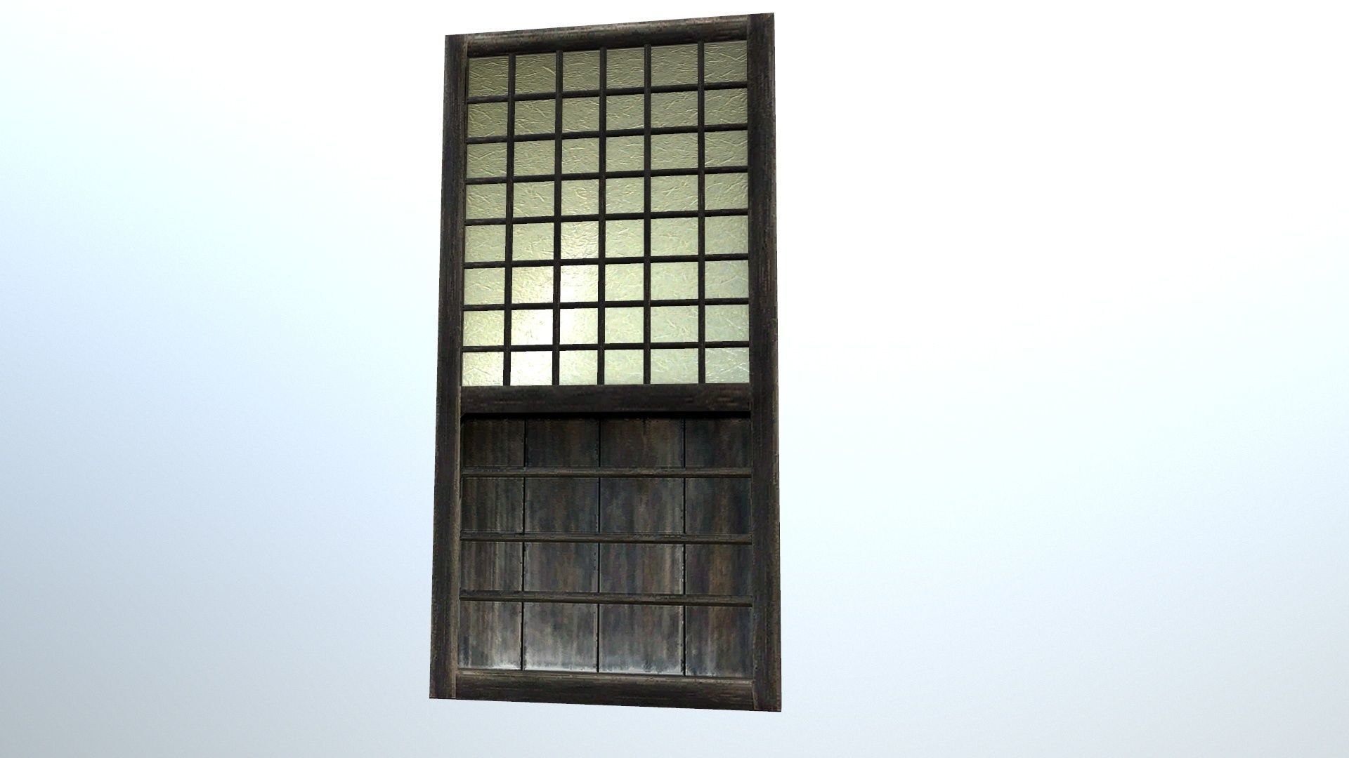 Traditional japanese house Low-poly 3D model_18