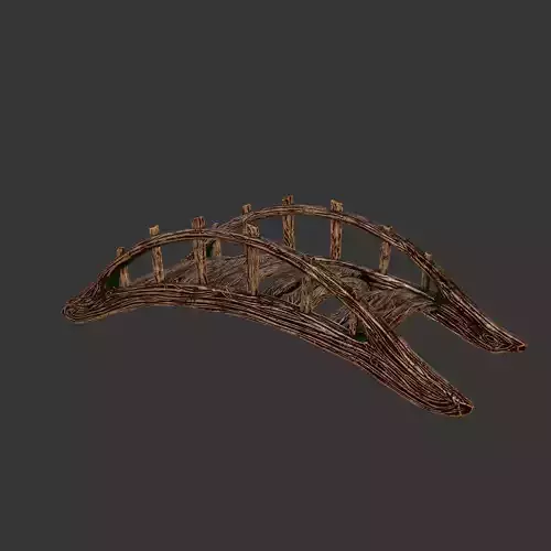 Stylized Wood Bridge