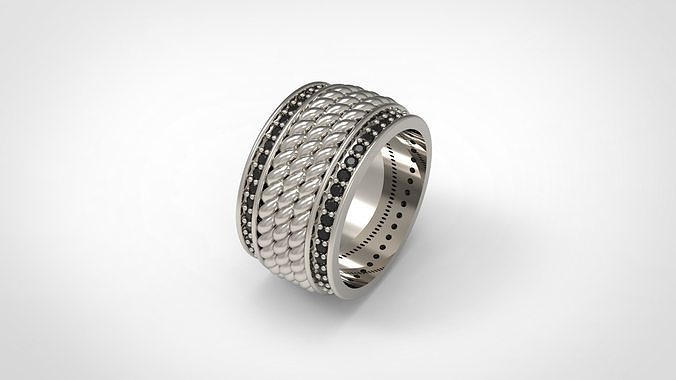 David Yurman Maritime Rope Band Ring Us 7 3D print model