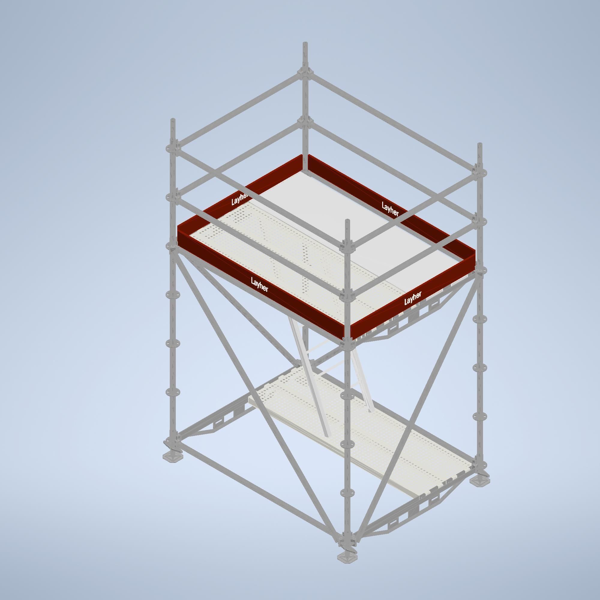 Scaffolding Allround Tower 3D model_5