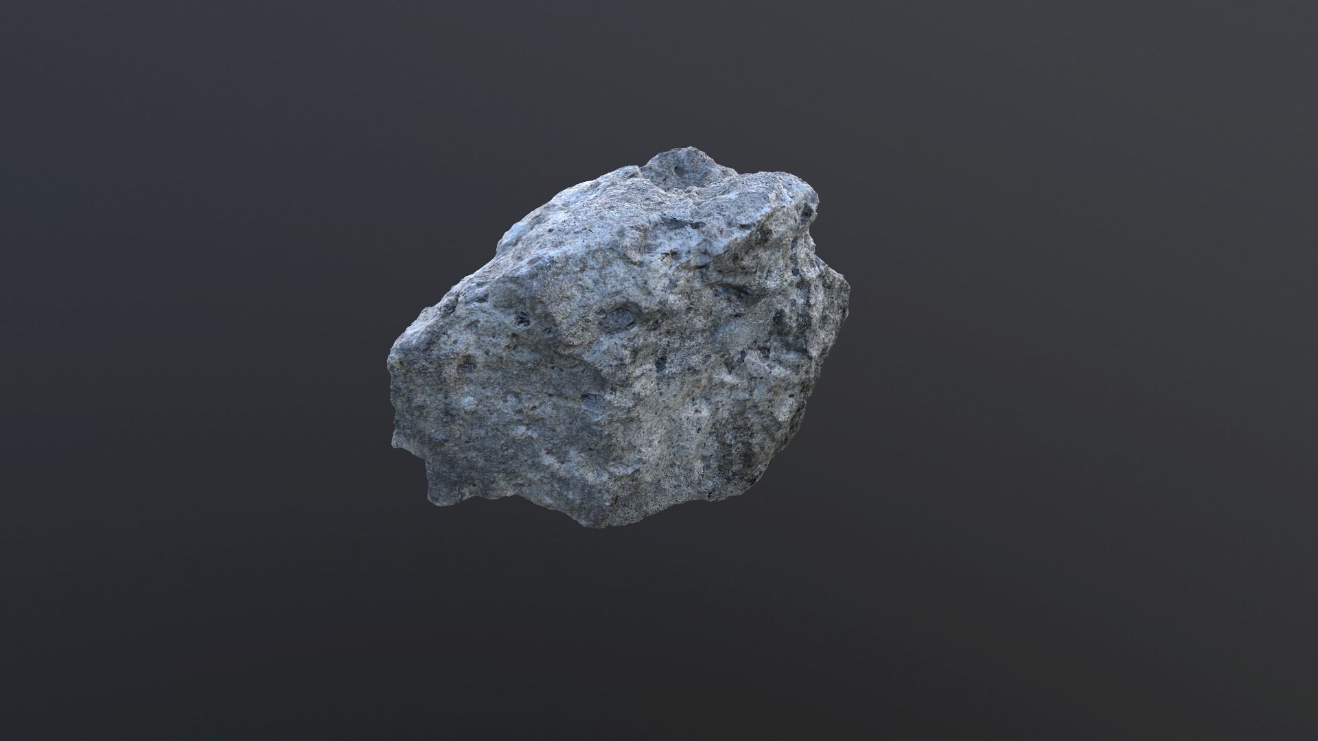 Granite Rock - Scan Low-poly 3D model_1