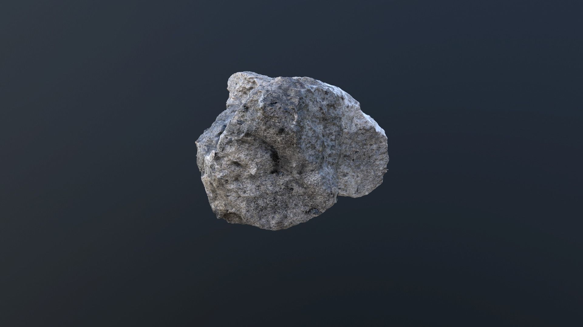 Granite Rock - Scan Low-poly 3D model_3