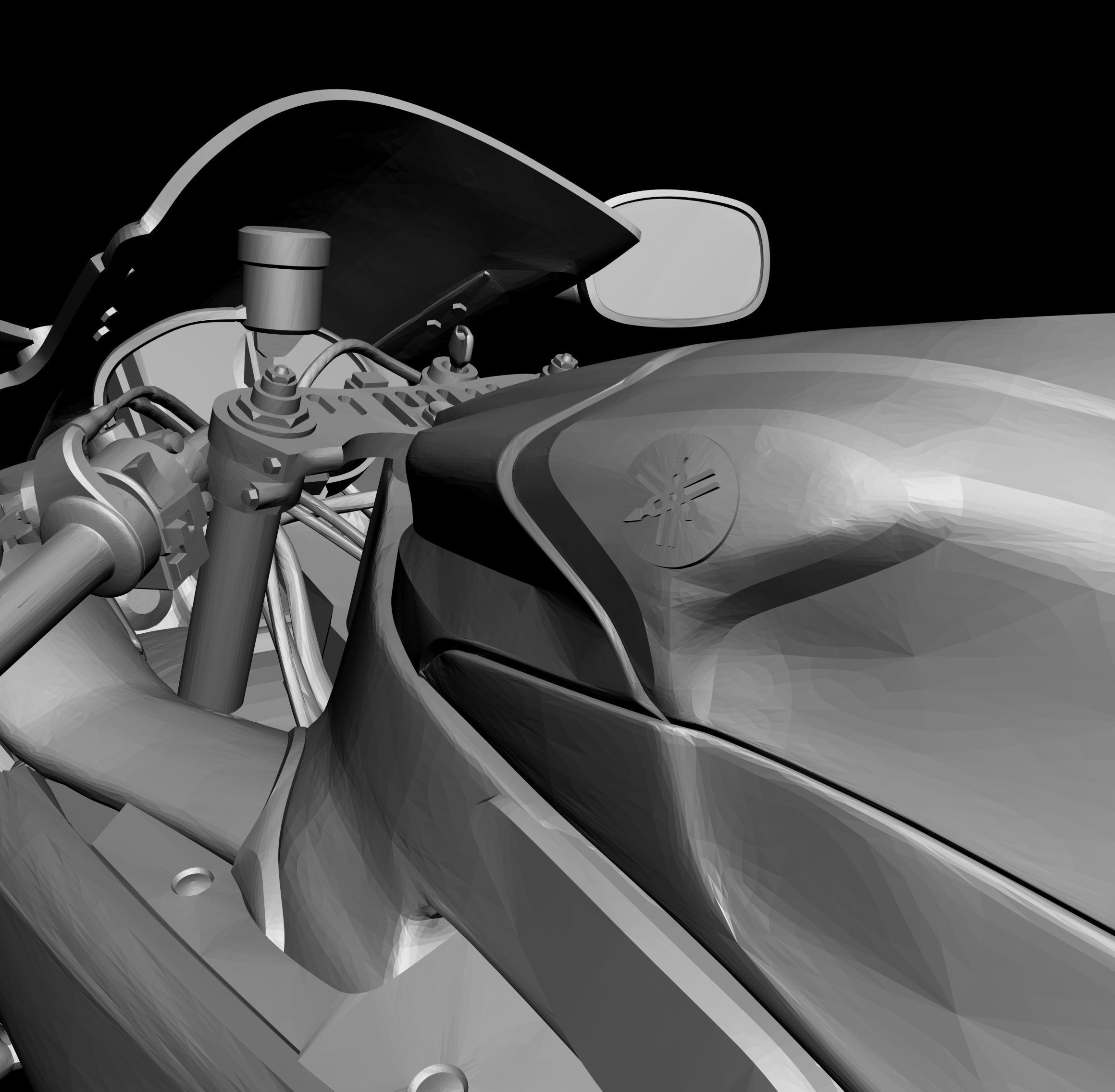 3D Model Yamaha YZF-R1 1000  Ready for Print 3D print model_12