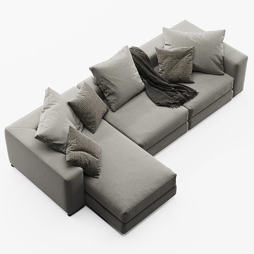 Ananta Class Sofa 3D model 3