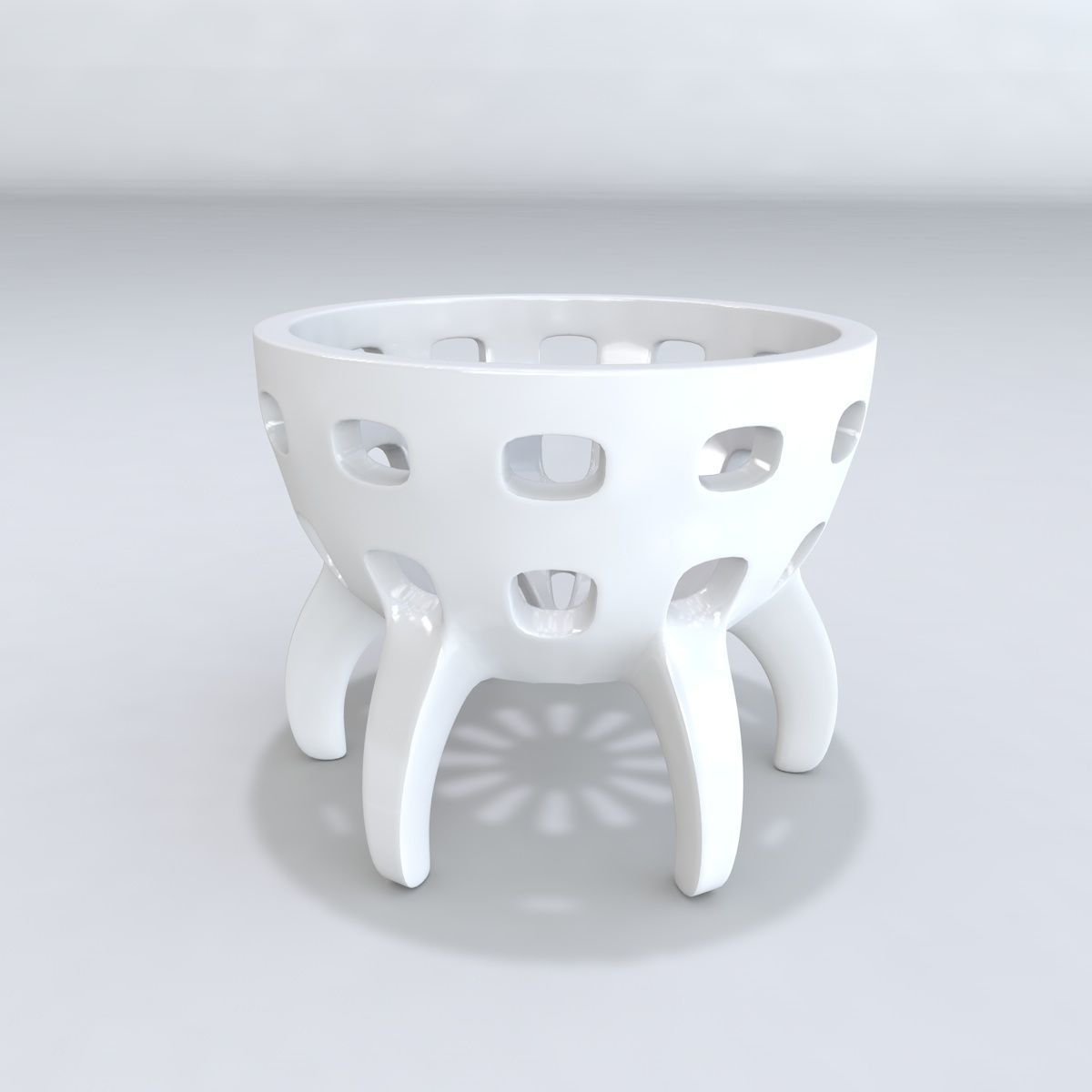 Egg cup 3D model Low-poly 3D model_6