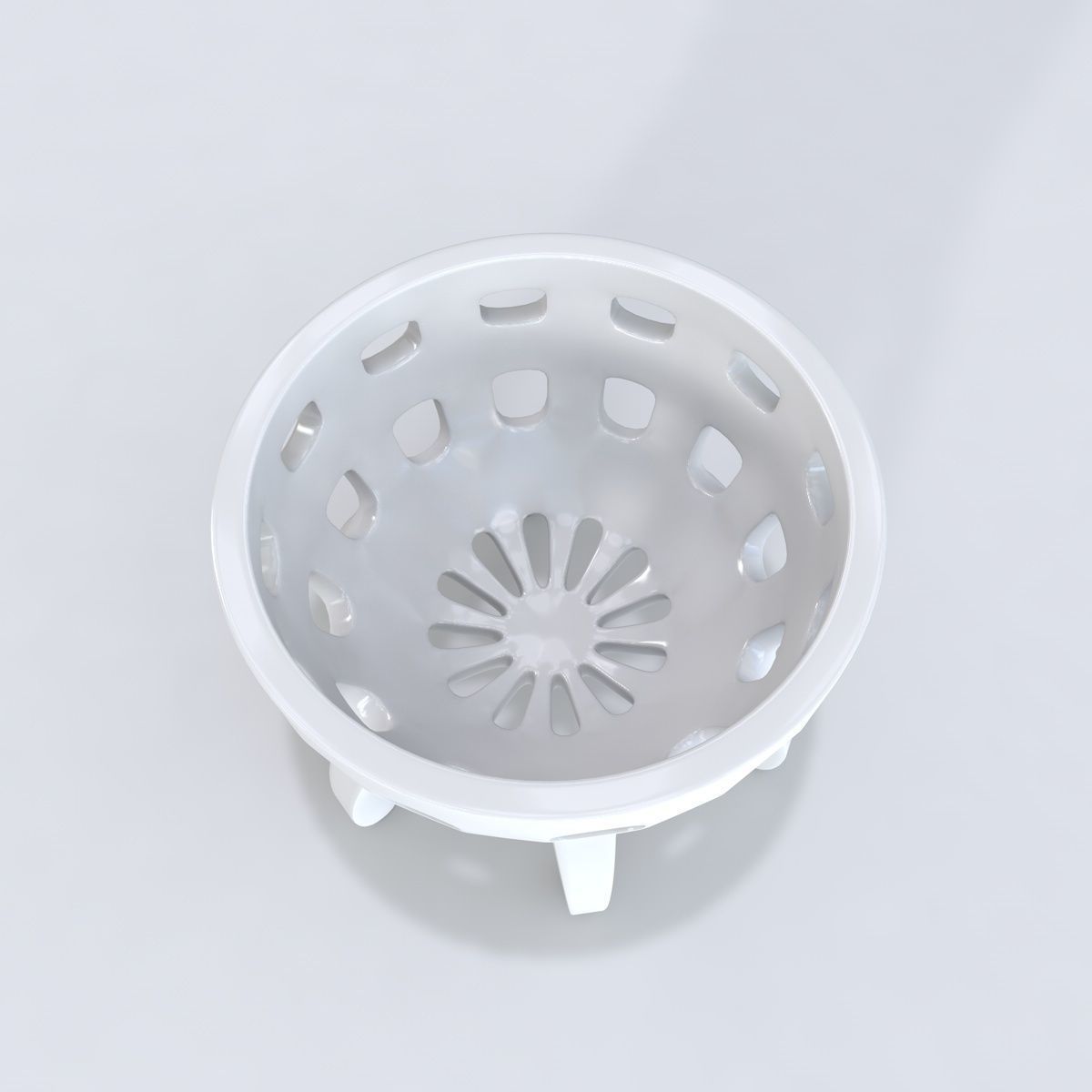 Egg cup 3D model Low-poly 3D model_2