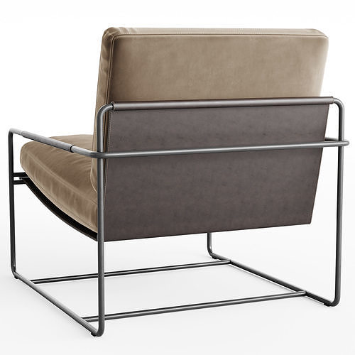 Frag Riviera Armchair 3D model 2