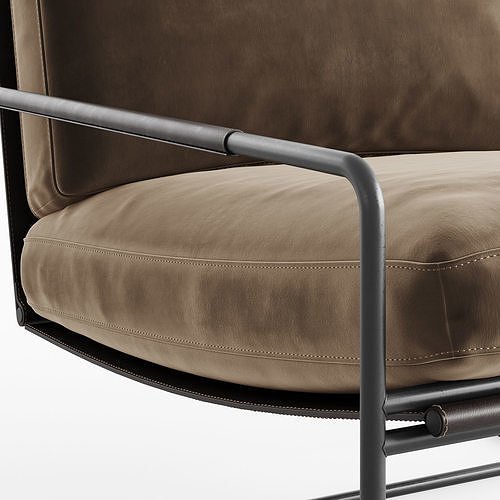 Frag Riviera Armchair 3D model 4