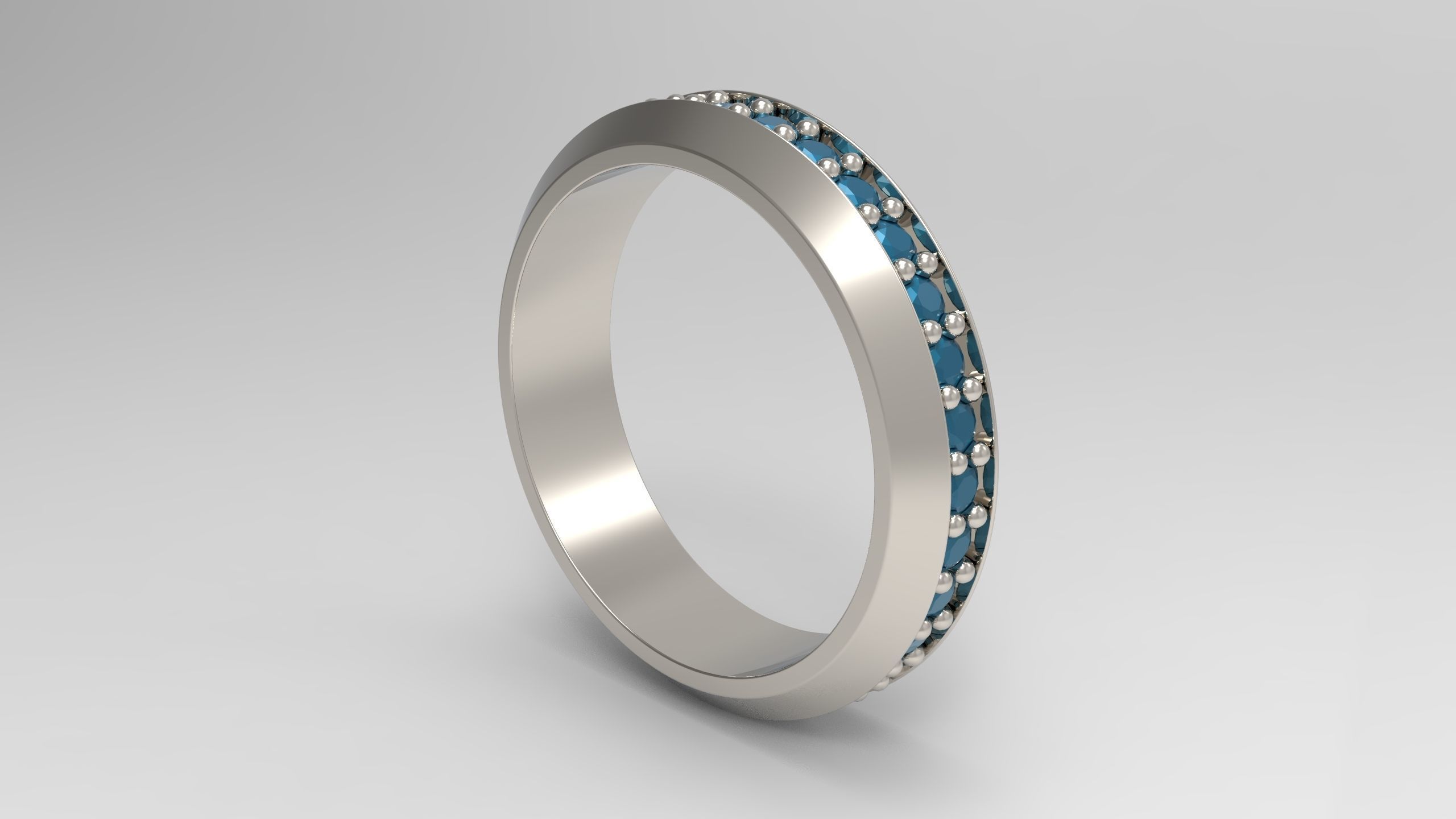 David Yurman Streamline Band Ring Eu 55 3D print model_2