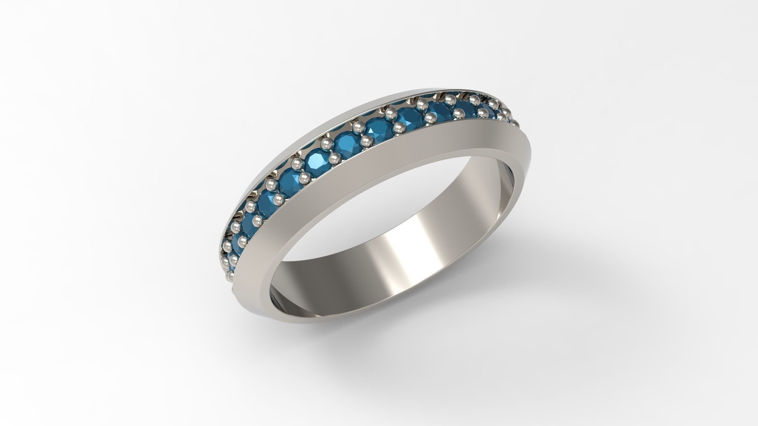 David Yurman Streamline Band Ring Eu 55 3D print model_3