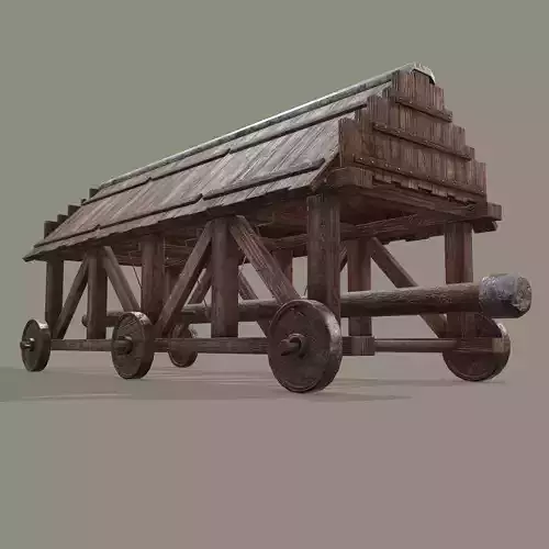 Battering Ram  Low-poly 3D model