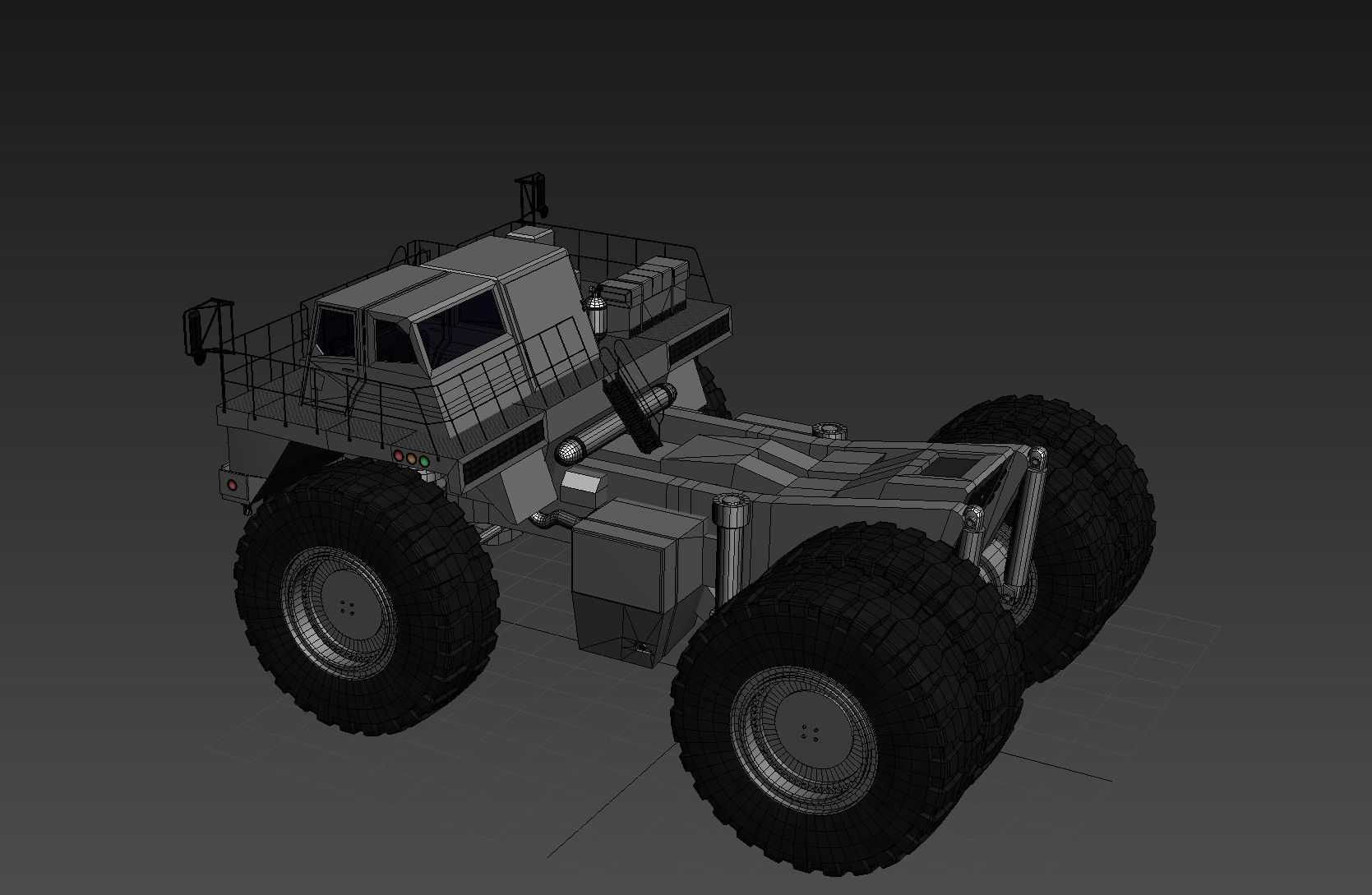 Your Dump Truck - 3d animated truck model 3D model_8