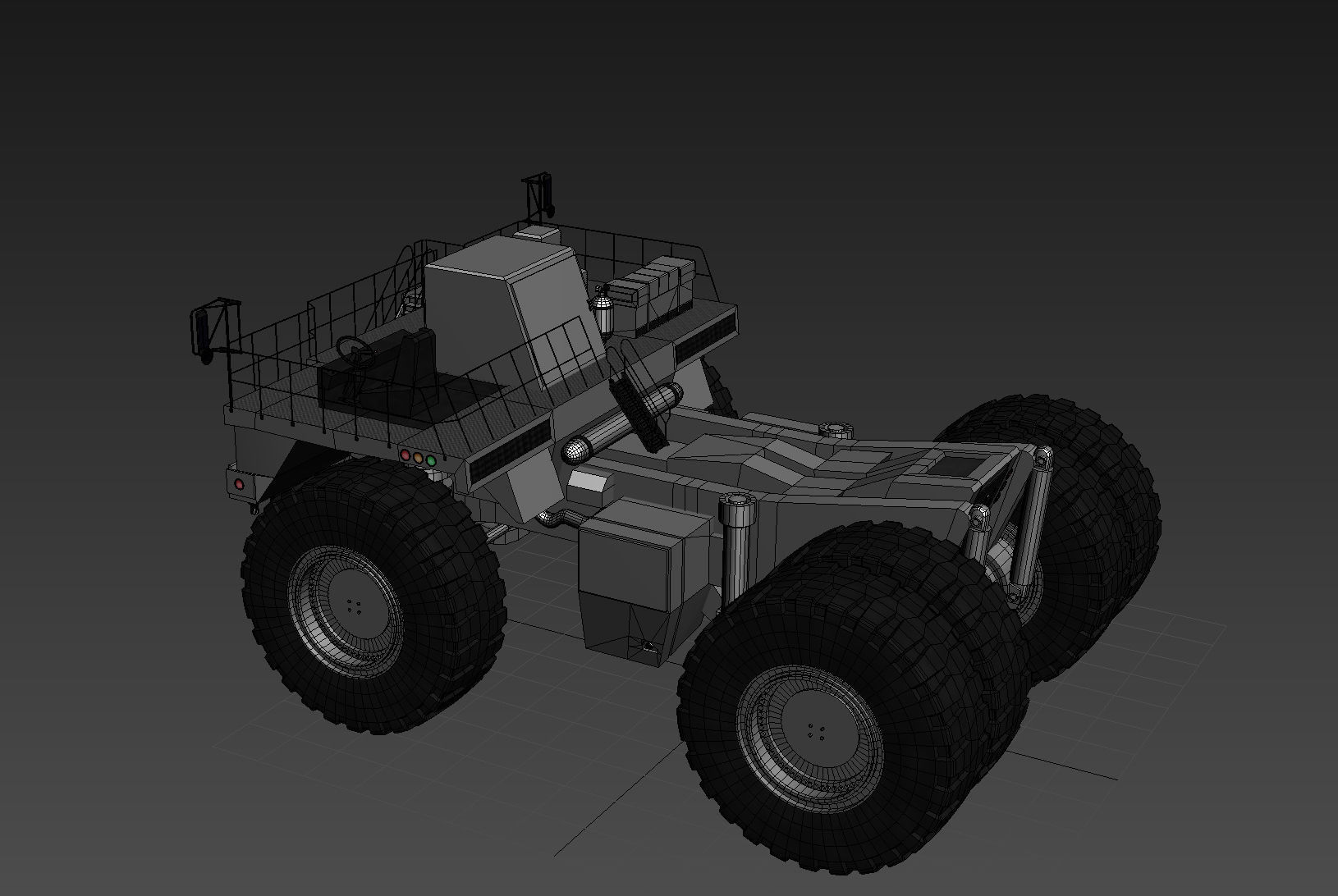 Your Dump Truck - 3d animated truck model 3D model_9