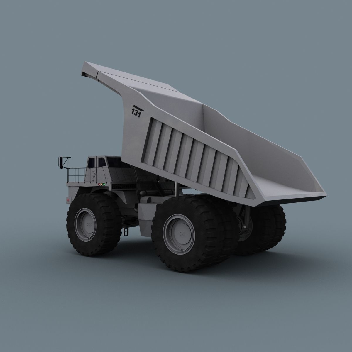 Your Dump Truck - 3d animated truck model 3D model_12