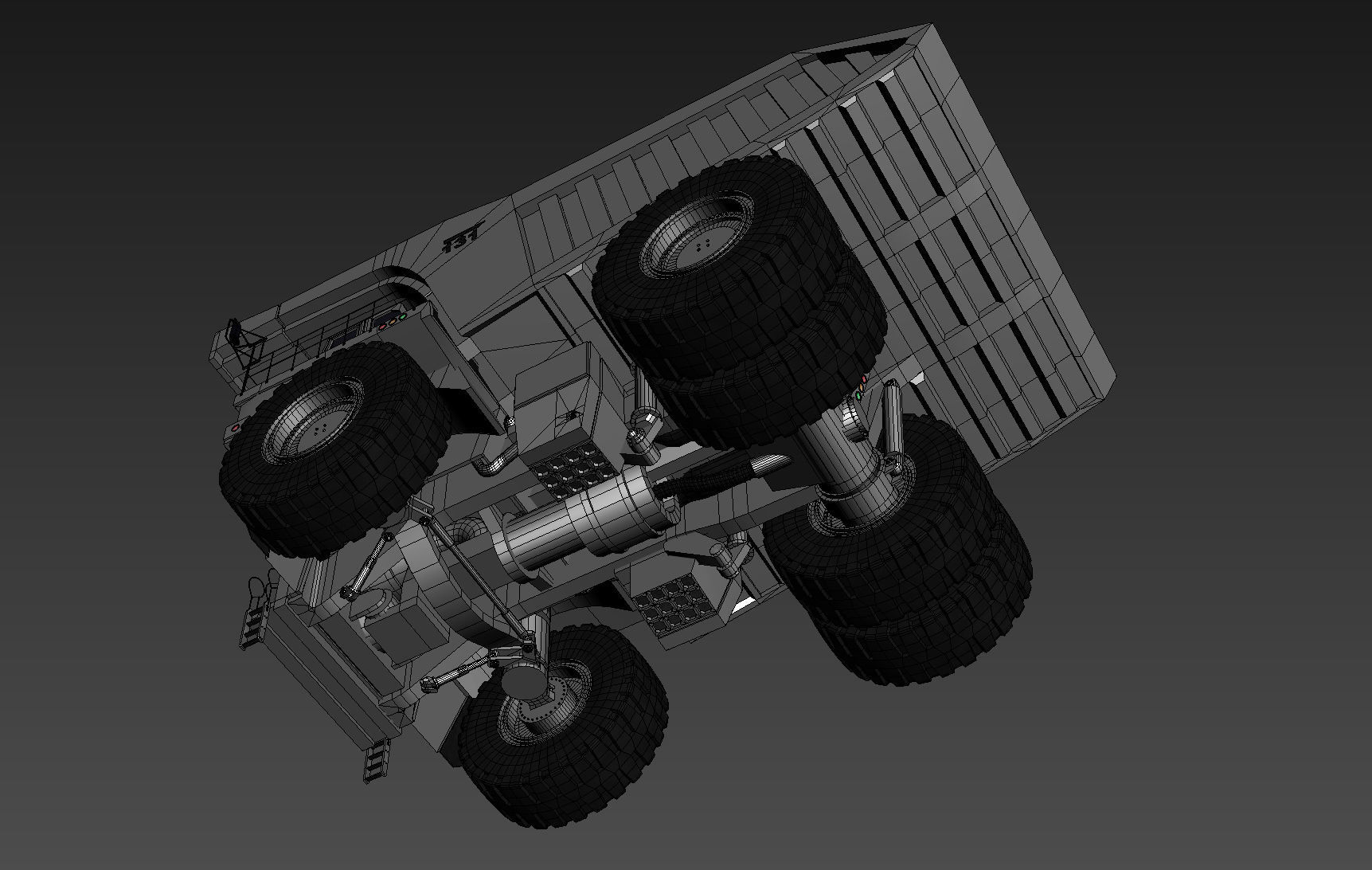 Your Dump Truck - 3d animated truck model 3D model_10