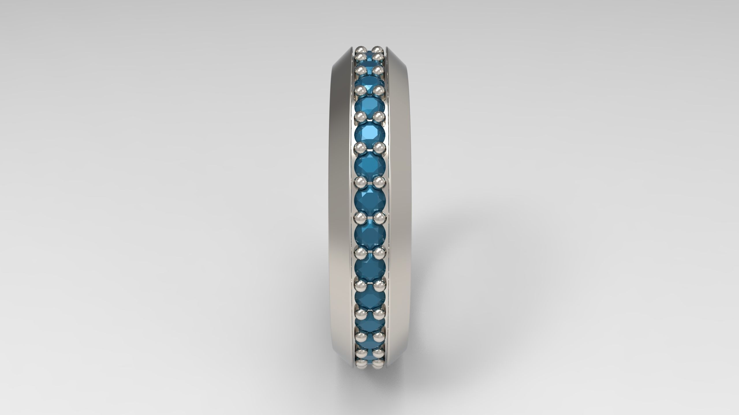 David Yurman Streamline Band Ring Eu 56 3D print model_1