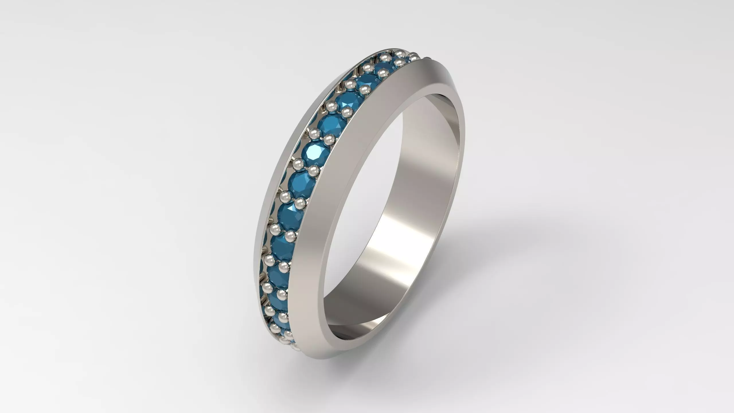 David Yurman Streamline Band Ring Eu 56 3D print model_0