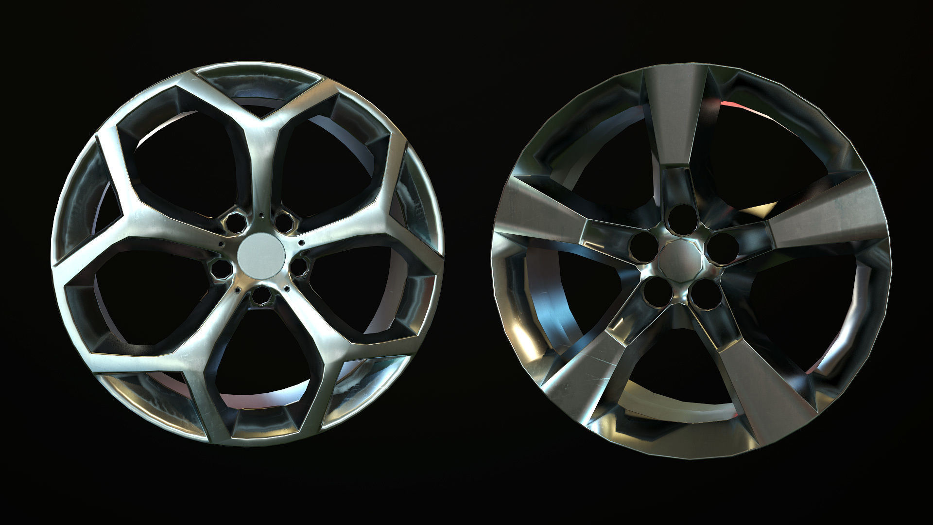 Garage 02 Low-poly 3D model_18