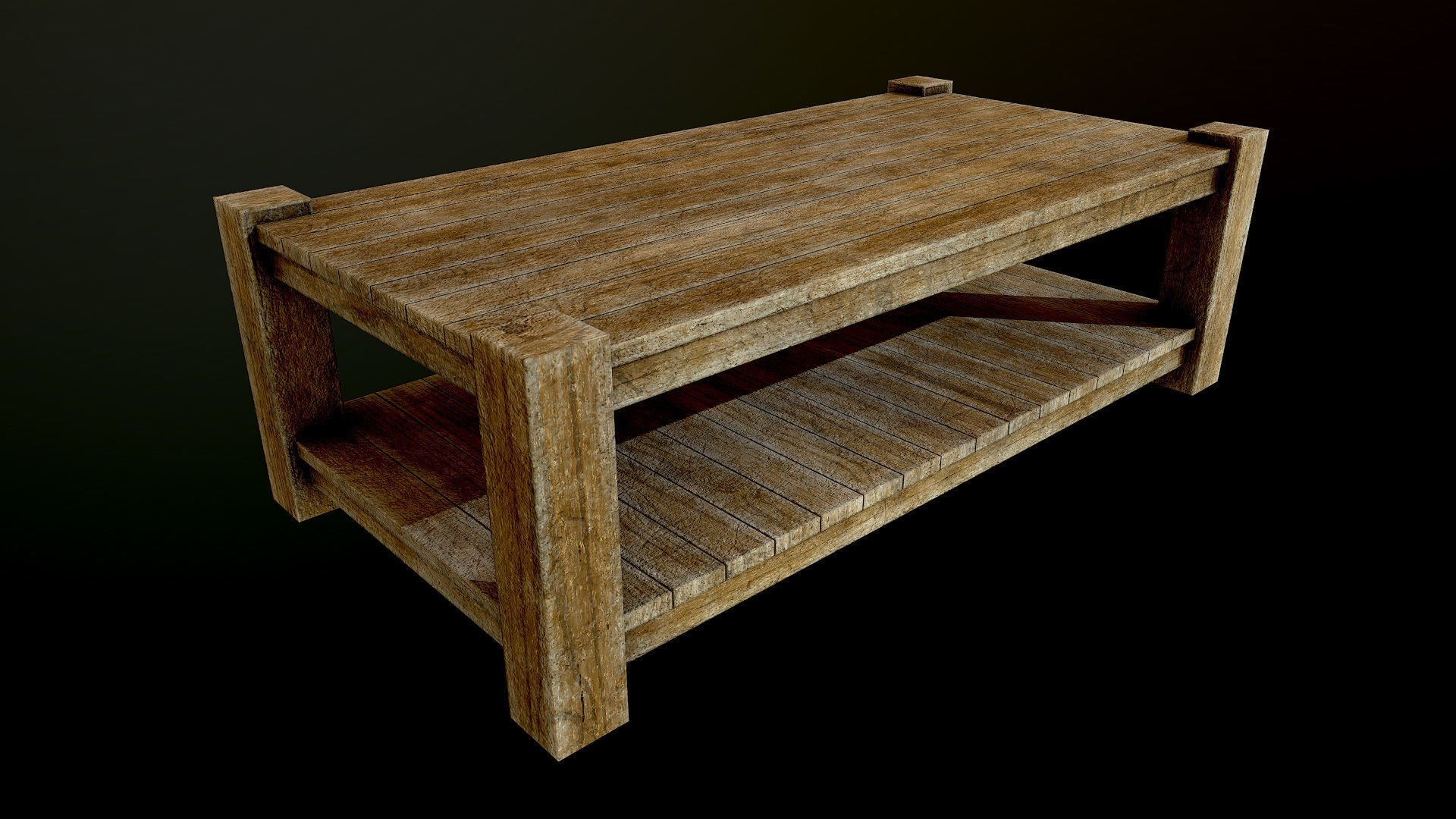 Garage 02 Low-poly 3D model_23