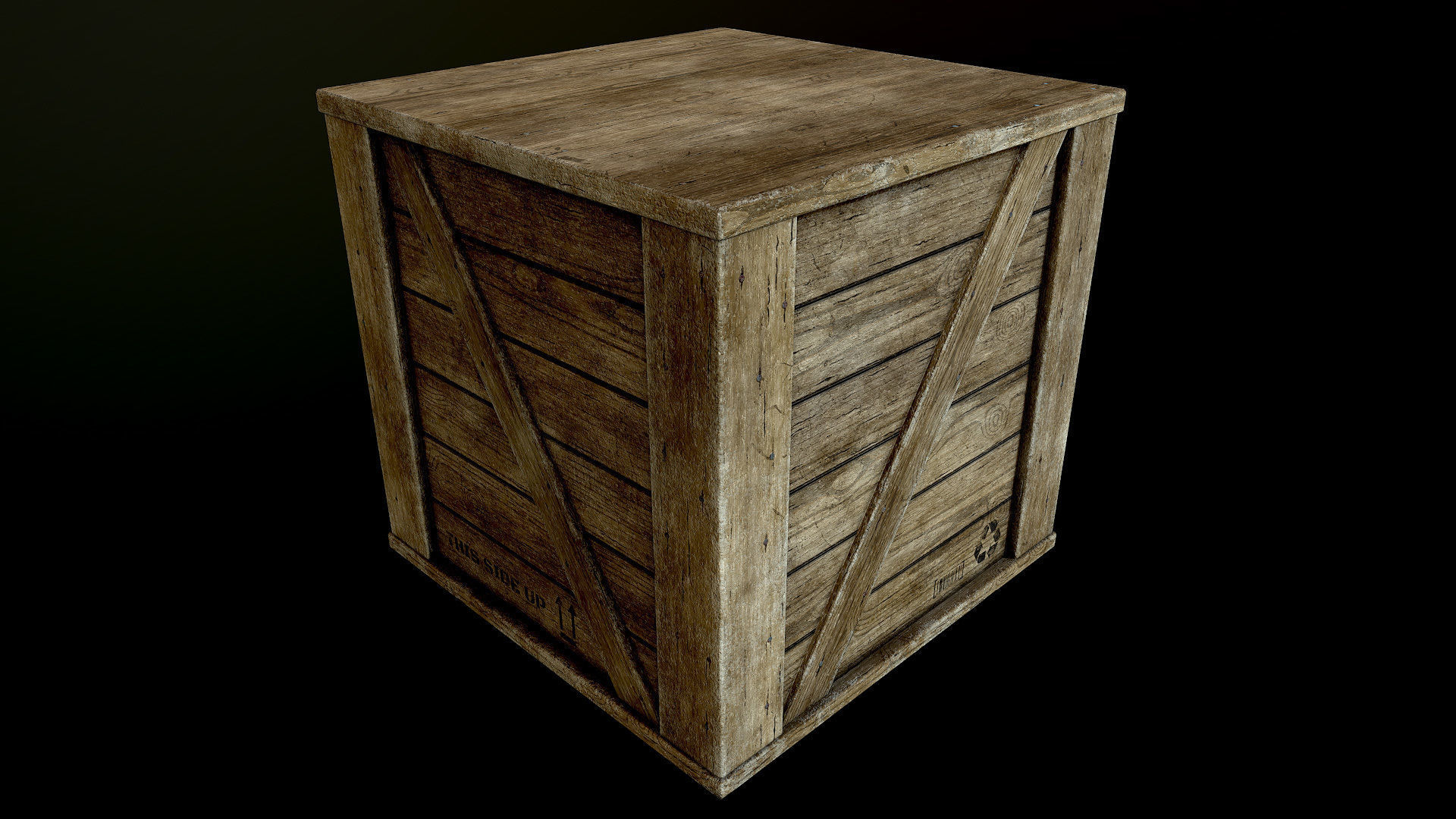 Garage 02 Low-poly 3D model_15